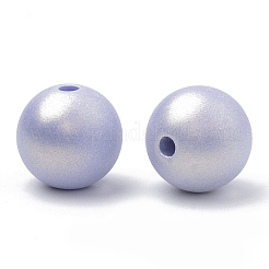 Спрей окрашены стиль акриловые бусины&nbsp;MACR-T010-10mm-01