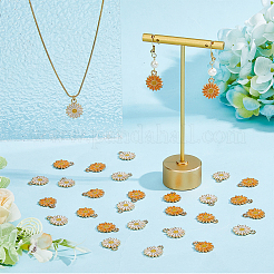 60шт 2 цвета сплава эмалевые подвески&nbsp;ENAM-HY0003-06