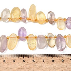 Природные Аметрин бисер нитей&nbsp;G-P604-A01-01