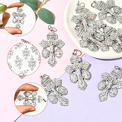 10 шт. большие подвески из сплава в тибетском стиле&nbsp;FIND-SC0020-48