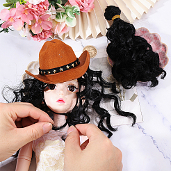 Pp волосы кукольный парик волосы&nbsp;DIY-WH0349-395B-03