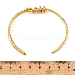 Dreifach geknotete offene Armreifen aus Edelstahl 304 für Damen&nbsp;SA-CBAABBA-10G