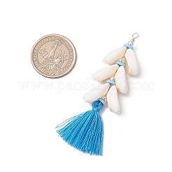 Большие подвески из натуральной ракушки каури&nbsp;PALLOY-JF03785