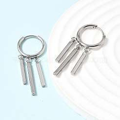Orecchini a lampadario in acciaio inossidabile 304&nbsp;EJEW-L309-02A-P