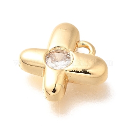 Латунные микро проложить кубического циркония подвески&nbsp;KK-C085-24G