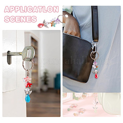 Стеклянный брелок ангела&nbsp;KEYC-TAC00034