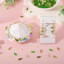 250шт 5 цвета прозрачные акриловые подвески&nbsp;TACR-TA0001-68