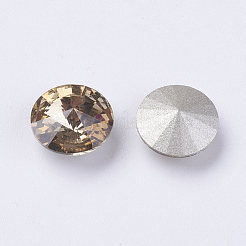 Verre k9 pointu en strass&nbsp;RGLA-E012-5mm-246