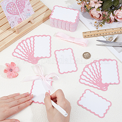 150 tarjeta de lugar de mesa de papel rectangular&nbsp;DIY-PH0035-14A