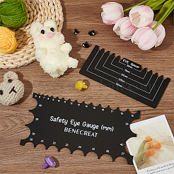 1 Satz 2-teilige Acryl-Sicherheitsaugen-Messrolle&nbsp;DIY-BC0014-12