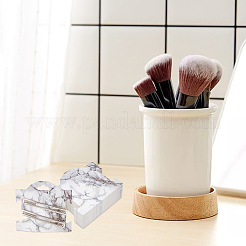 Прямоугольные скрепки для волос&nbsp;CDIS-WH0027-04A-01