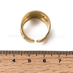 Кольцо-манжета Religion 201 из нержавеющей стали со стразами для мужчин&nbsp;RJEW-Z135-01G