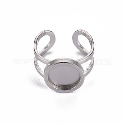 Impostazioni dell'anello del polsino in acciaio inossidabile 201 anti-ossidazione&nbsp;X-STAS-S080-040A-P