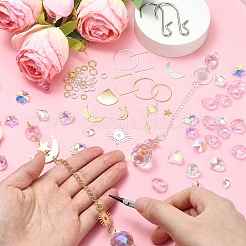 Наборы для изготовления стеклянных ловцов солнца своими руками&nbsp;DIY-YW0008-94