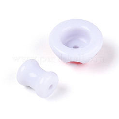 2 шт. непрозрачные акриловые эмалевые бусины&nbsp;MACR-N018-15A