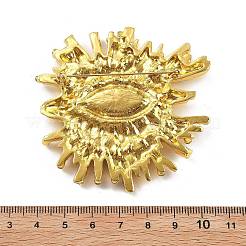 Броши из сплава со стразами от сглаза для одежды рюкзака&nbsp;JEWB-A030-01G