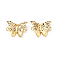 Шармы-соединители из латуни с микропаве из кубического циркония&nbsp;KK-H441-57G