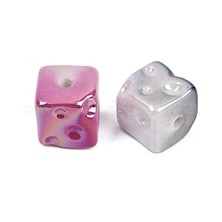 Непрозрачные акриловые бусины с УФ-покрытием&nbsp;X1-MACR-C036-14