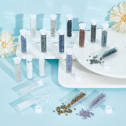 18 вид стеклянных бусин&nbsp;SEED-PH0001-50