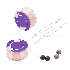 2 рулон ниток для бисероплетения из полиэстера со специальным покрытием&nbsp;OCOR-NB0002-06H
