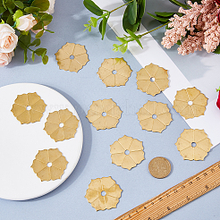 12 rondelle de poignée en laiton&nbsp;DIY-FH0010-54B-C