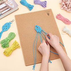 Planche de blocage au crochet en liège&nbsp;DIY-WH0308-209-WH