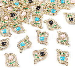 30 ciondolo in lega smaltata e strass a 3 colori&nbsp;FIND-TA0010-19