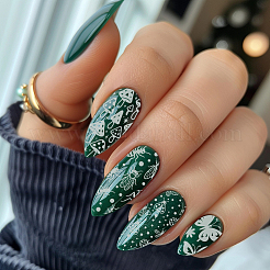 DIY-Nagelkunst-Vorlagen aus Edelstahl&nbsp;MRMJ-WH0092-125
