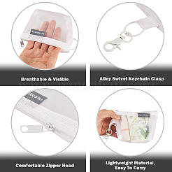 3 шт. нейлоновый сетчатый кошелек на молнии&nbsp;HJEW-TAC0107