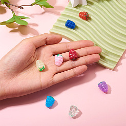 8шт 8 цвета бусины ручной работы лэмпворк&nbsp;LAMP-TA0001-40