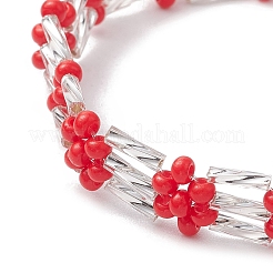 Armbänder aus Glasperlen für Frauen&nbsp;BJEW-MZ00144-02