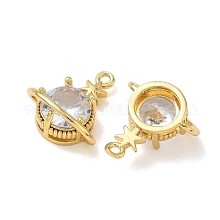 Messing micro pave klare zirkonia anhänger&nbsp;FIND-H068-02G