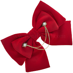 Бантом из полиэстера&nbsp;AJEW-WH20120-45B-01