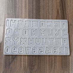 Буквы и цифры diy силиконовые подвесные Молды&nbsp;DIY-F139-01