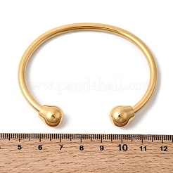 Браслеты-манжеты из нержавеющей стали 304&nbsp;BJEW-P387-02G