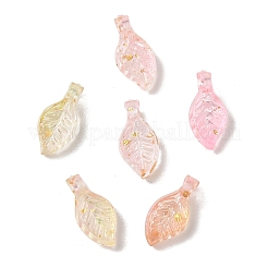 Colgantes de acrílico transparente y lámina de oro&nbsp;AC-CBAF9C1-04A-06