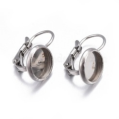 Accesorios para pendientes con cierre de palanca de acero inoxidable 304 resistentes al deslustre&nbsp;LS-STAS-H423-05P