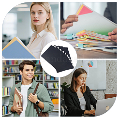 Feuilles intercalaires en plastique pour cahier&nbsp;OFST-WH0002-54A