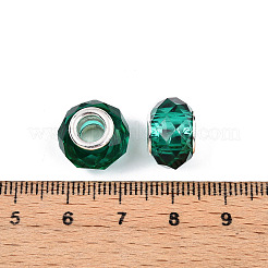 Perle di vetro trasparente europei&nbsp;GPDL-N004-D14mm-B10