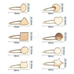 Поиск заколки для волос из сплава аллигатора&nbsp;PALLOY-CJ0001-93