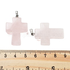 Природного розового кварца подвески&nbsp;G-A231-02F