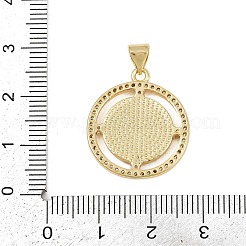 Латунные микро проложить кубического циркония подвески&nbsp;KK-P323-11G-G02