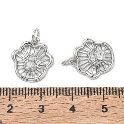 Pendentifs en laiton Shegrace avec zircon cubique transparent&nbsp;XGRQ3K230-535P