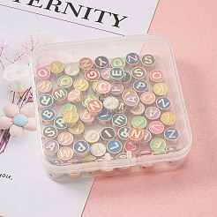 Сплав эмалевые бусины-разделители&nbsp;ENAM-FW0001-001-NR