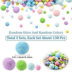 3 комплект полиэстеровых шариков для украшения&nbsp;DIY-SC0031-26G