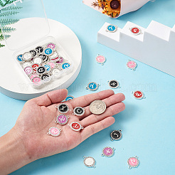 52 шт. 26 стильных эмалевых соединителя из сплава&nbsp;ENAM-YS0001-07