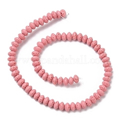 Fili di perle di roccia lavica sintetica&nbsp;G-B087-02A-06