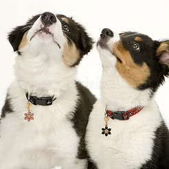 10 шт. 5-цветные подвесные украшения из сплава со стразами&nbsp;HJEW-DR00169