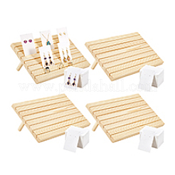 4 сумка деревянная сережки держатель для карт&nbsp;NDIS-PH0001-11