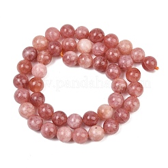 Gefärbt natürlichen weißen Jade Perlen Stränge&nbsp;GG-CBAEB22-B01-8mm-09
